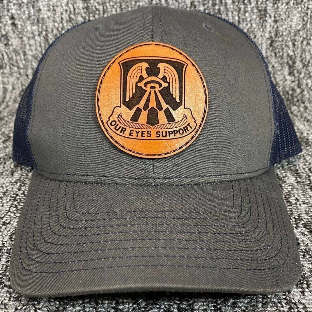 24th Battalion intelligence Our Eyes Support Cap Richardson Hat Mens‎ OSFA Gray